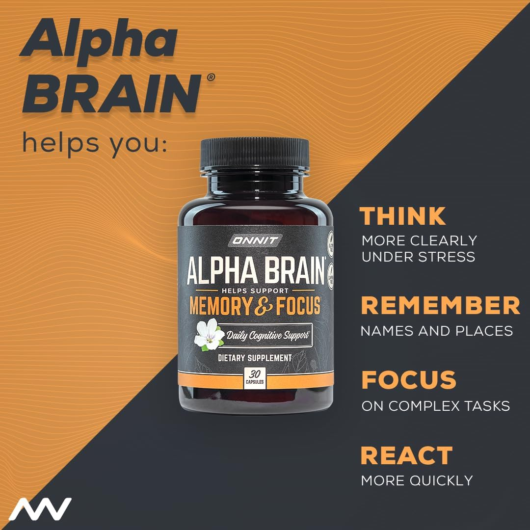 Looking for the best supplement for memory and cognitive enhancement? Here the ONNIT Alpha Brain, the trusted nootropic best brain supplement for both men and women