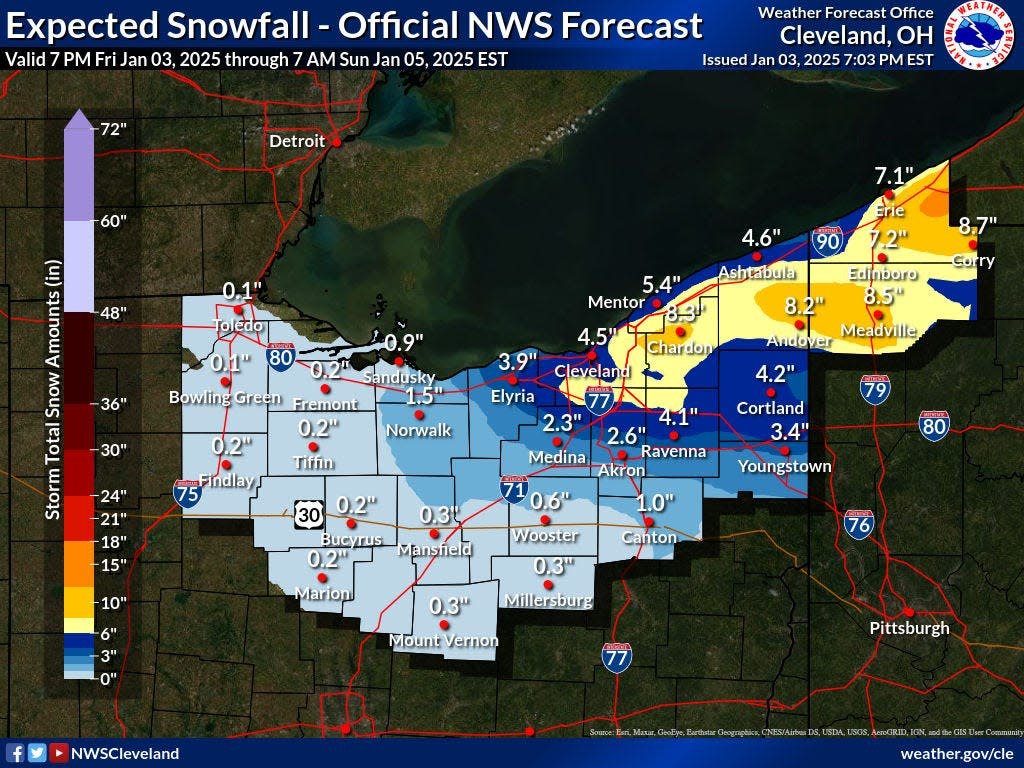 winter storm warning in usa